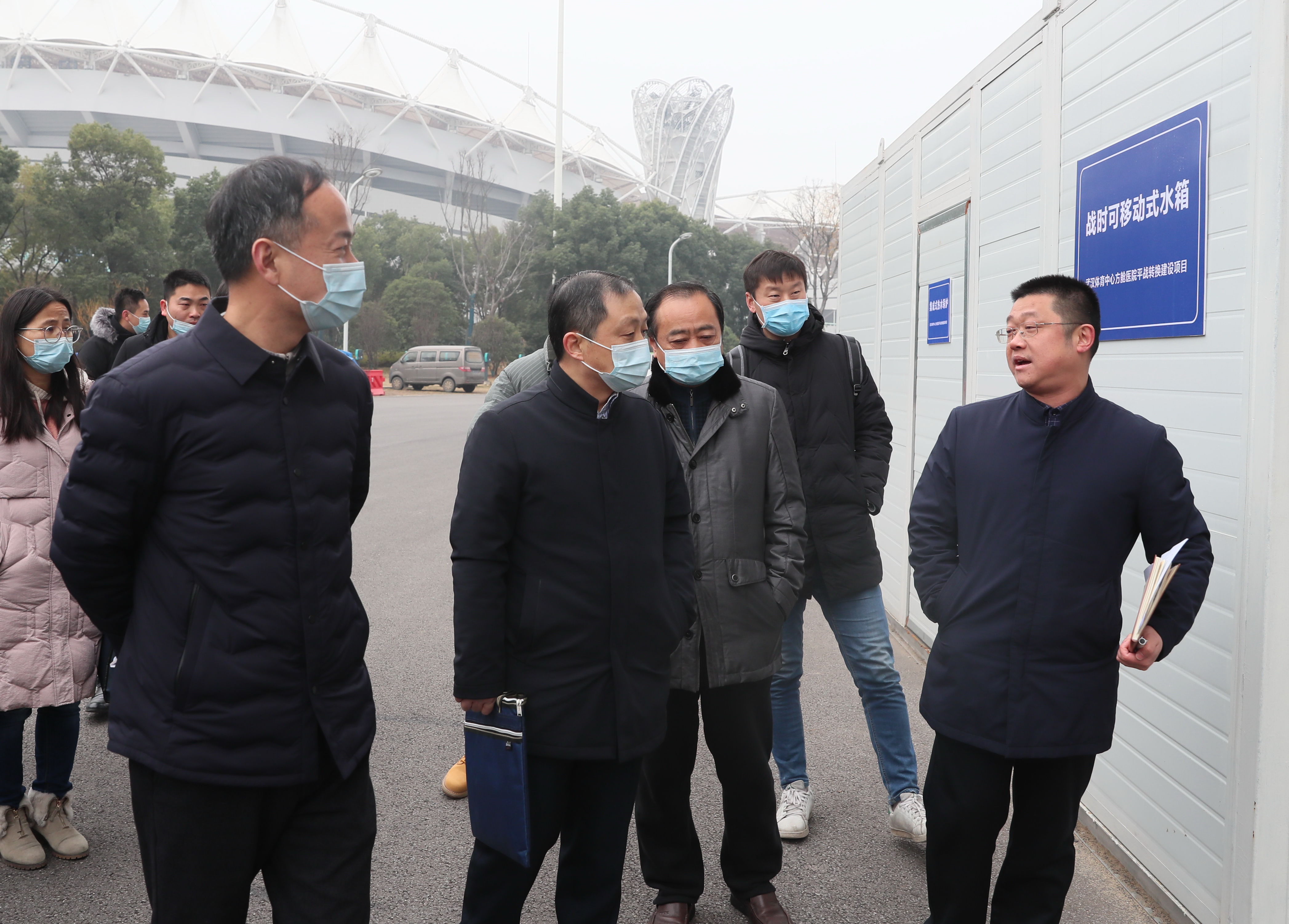 市纪委监委派驻市城建局纪检监察组调研熊猫体育中心平战结合改造项目(图3) 市纪委监委派驻市城建局纪检监察组调研熊猫体育中心平战结合改造项目(图3)