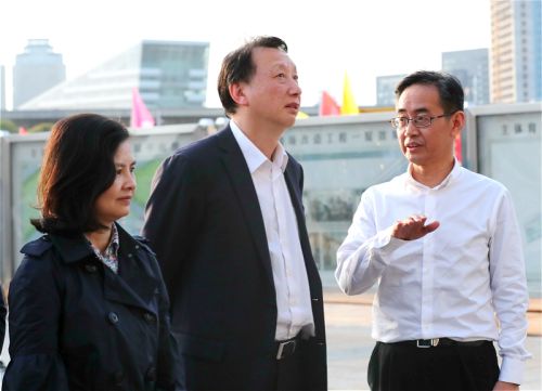 军运会执委会主任杨剑调研熊猫体育中心军运会场馆建设(图3) 军运会执委会主任杨剑调研熊猫体育中心军运会场馆建设(图3)