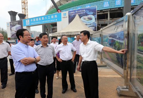 市人大考察军运会筹备工作(图7) 市人大考察军运会筹备工作(图7)