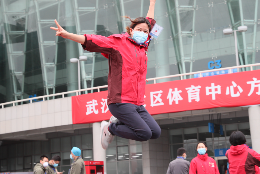 武汉开发区体育中心方舱医院休舱(图8) 武汉开发区体育中心方舱医院休舱(图8)